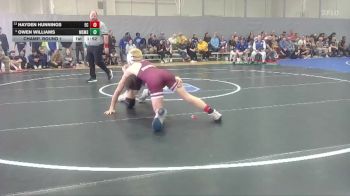 138 lbs Champ. Round 1 - Hayden Hunnings, East Central High School vs Owen Williams, Mississippi School For Math And Science (MSMS)
