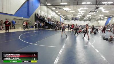 104 lbs Cons. Round 3 - Aaron Melendez, Uintah Jr High Wrestling vs Asher Clauson, Champions Wrestling Club