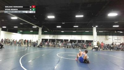 150 lbs Consi Of 64 #2 - Emiliano Hernandez, CA vs Stone Redmon, MI