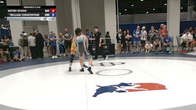 63 kg Cons. Quarters - Mateo Ochoa, Norse RTC vs William Christopher, Aviators Wrestling
