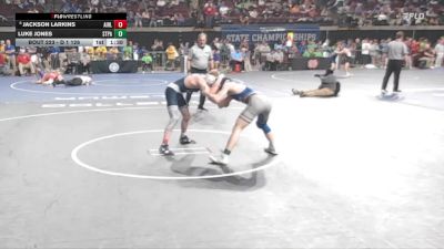 D 1 126 lbs Champ. Round 2 - Luke Jones, St. Paul`s vs Jackson Larkins, Airline