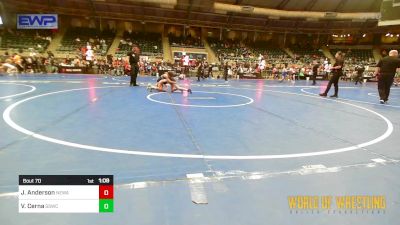 70 lbs Final - Jaelyn Anderson, Nebraska Wrestling Academy vs Valeria Cerna, Southwest Stallions WC