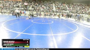 49 lbs Cons. Round 1 - Bailer Nichols, Deer Park Ironman WC vs Sawyer Hahn, Silver Valley WC