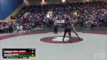 3 - 190 lbs Semifinal - Brandon Bevins, Christiansburg vs Marquise Drew- Rogers, Lake Taylor