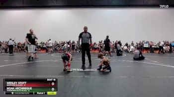 45 lbs Round 5 (8 Team) - Wesley Stott, Backyard Bullies vs Noah Archibeque, Takedown Elite Black