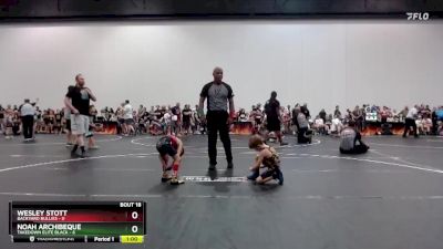 45 lbs Round 5 (8 Team) - Wesley Stott, Backyard Bullies vs Noah Archibeque, Takedown Elite Black