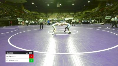 134 lbs Consi Of 8 #2 - Daniel Reza, South vs Zavier Cerda, Hoover