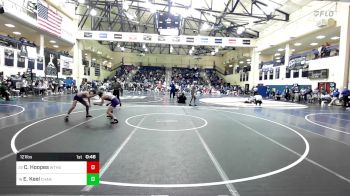 121 lbs Consi Of 8 #1 - Christian Hoopes, Washington Twp vs Ezekiel Keel, Chantilly