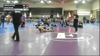 131 lbs Rr Rnd 8 - Tristan Snyder, TDWC Maniacs - MSE vs Lucas Miller, Revival X