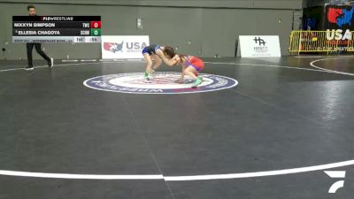 Intermediate Girls - 57 lbs Semis - Nixxyn Simpson, Tracy Wrestling Club vs Ellesia Chagoya, So Cal Hammers Wrestling