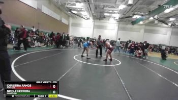 170 lbs Champ. Round 1 - Christina Ramos, Fontana vs Nicole Herrera, Montclair