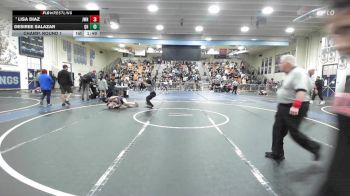 105 lbs Champ. Round 1 - Lisa Diaz, JW North vs Desiree Salazar, Quartz Hill