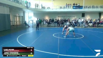 174 lbs 5th Place Match - Luke Moore, Delaware Valley University vs Jared Townsend, York College (Pennsylvania)