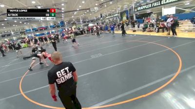 175 lbs 5th Place Match - Aj Tack, Unattached vs Royce Lopez, Unattached