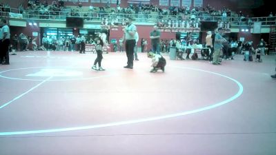 10U - 84 lbs Champ. Round 2 - Landon Ludwig, Hybrid Wrestling Club vs Kole Haber, Indiana