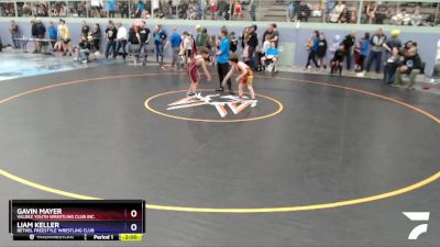 67 lbs Rr3 - Liam Keller, Bethel Freestyle Wrestling Club vs Gavin Mayer, Valdez Youth Wrestling Club Inc.