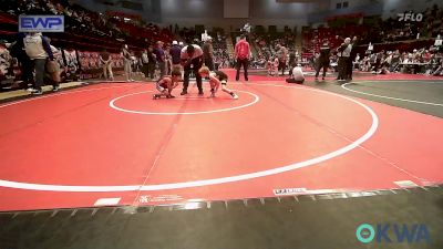 55 lbs Semifinal - Nakona Eaglin, Keystone Kids Wrestling Club vs Thomas Garcia, Owasso Takedown Club