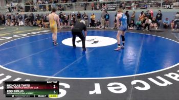 157 lbs Semifinal - Nicholas Twito, Bethel Freestyle Wrestling Club vs Kodi Hollis, Interior Grappling Academy