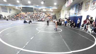 120 lbs Champ. Round 2 - Anthony Hernandez, Santa Ana vs Hunter Jauregui, Fountain Valley