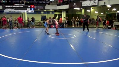 120 lbs Champ. Rd Of 16 - Adonis Washington, The Wrestling Academy vs Lucas Roof, Lancaster Alliance Wrestling Club (LAW)