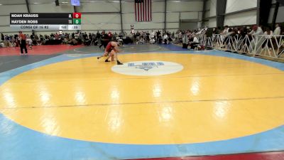 120 lbs Consi Of 16 #2 - Noah Krauss, AL vs Hayden Ross, TX
