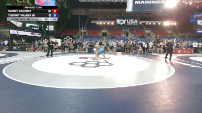 132 lbs Cons. Sub-rd Of 64 - Sammy Sanchez, Wyoming vs Timothy Walker Jr, California