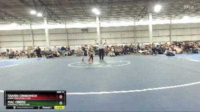 66 B Round 4 - Taiven Crnkovich, Hawk Wrestling Club vs Mac Oberg, Homedale Wrestling