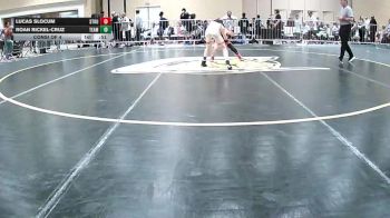 82 lbs Consi Of 4 - Lucas Slocum, Stout Wr Ac vs Roan Rickel-Cruz, Team Aggression