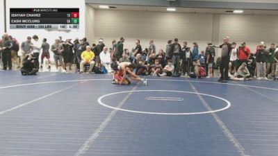 120 lbs Consi Of 16 #1 - Izayiah Chavez, TX vs Cash Mcclurg, CA