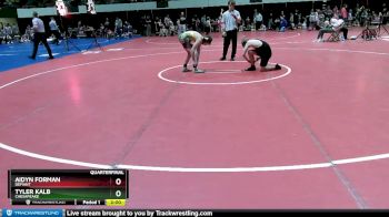 120 lbs Quarterfinal - Tyler Kalb, Chesapeake vs Aidyn Forman, Defiant