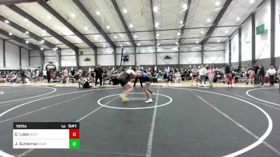 190 lbs Consi Of 8 #2 - Garrett Lees, Southwest Washington WC vs Josiah Gutierrez, Scrap Yard Garage