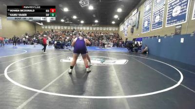 285 lbs Cons. Round 2 - Rowen McDonald, Ridgeview vs Kamu Vager, Sunnyside