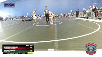 110 lbs 1st Place Match - Jax Quintana, Adams City vs Taber McBurney, Topeka Blue Thunder