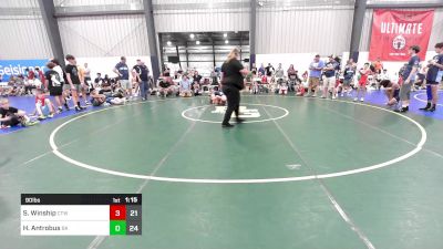 90 lbs Rr Rnd 1 - Sam Winship, CT Whale K-8 vs Henry Antrobus, Bad Karma MS