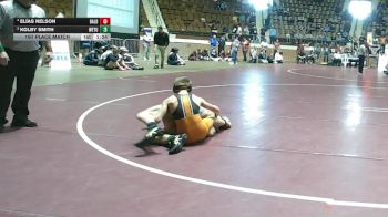 6A 113 lbs 1st Place Match - Elías Nelson, Baldwin County vs Kolby Smith, Wetumpka