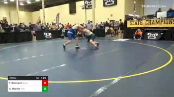 212 lbs Prelims - Tommie Grizzanti, Downingtown vs Hunter Martin, Trinity