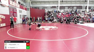 106 lbs Consi Of 16 #2 - Isaiah Waycaster, Christian Brothers vs Kane Preskitt, Bishop Lynch