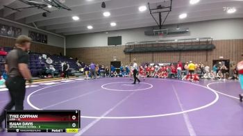 85 lbs Finals (2 Team) - Isaiah Davis, Upton Middle School vs Tyke Coffman, Lusk