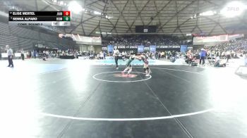 Girls 4A 100 lbs Cons. Round 2 - Elise Mertel, Juanita (Girls) vs Senna Alfaro, Redmond (Girls)