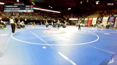 105 Class 1 lbs Semifinal - Addison Cupp, Festus vs Lillian Mccleary, Lone Jack