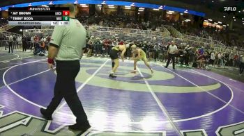 138 1A Quarterfinal - Jay Brown, Liberty County vs Timmy Boda, Merritt Island