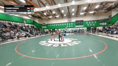 138 lbs Cons. Round 1 - Shawn Ford, Pinedale vs Tanner Hansen, Lyman