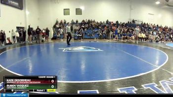 184 lbs Champ. Round 1 - Kade Desormeau, University Of Wisconsin-Whitewater vs Ruben Vasquez, Concordia University