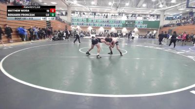113 lbs Champ. Round 1 - Matthew Moisa, Vista Murrieta vs Benjamin Fronczak, Carlsbad