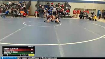 132 lbs Cons. Round 2 - Henry Cushman, Wabasha-Kellogg vs Bolton Thesing, Dover-Eyota