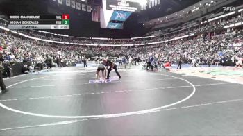138-3A Semifinal - Josiah Gonzales, Fort Lupton vs Diego Manriquez, Valley