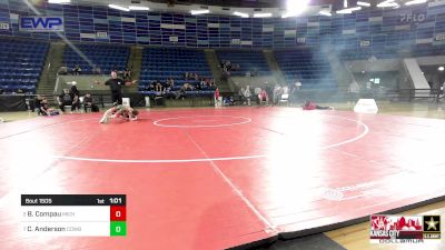 97 lbs Final - Brody Compau, Michigan Premier WC vs Calib Anderson, Cowboy Wrestling Club