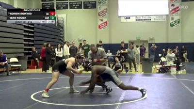 215 lbs Quarterfinal - Jean Ngoma, Xavier, Cedar Rapids vs Korbin Howard, Iowa City, Liberty