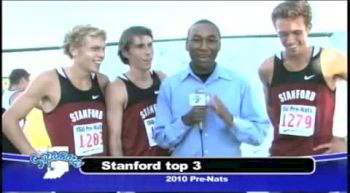Stanford live post race at 2010 PreNats blue race