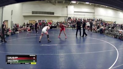 160 lbs Semis & 1st Wrestleback (8 Team) - Mack Powell, Oklahoma Elite vs Tyde Nelsen, Iowa USA Red